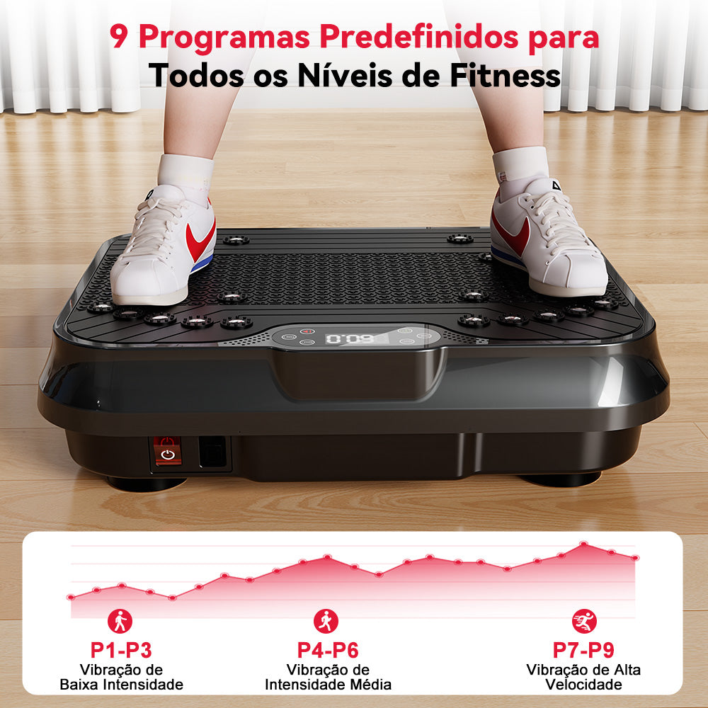 Plataforma Vibratória F1, 250 Níveis de Intensidade