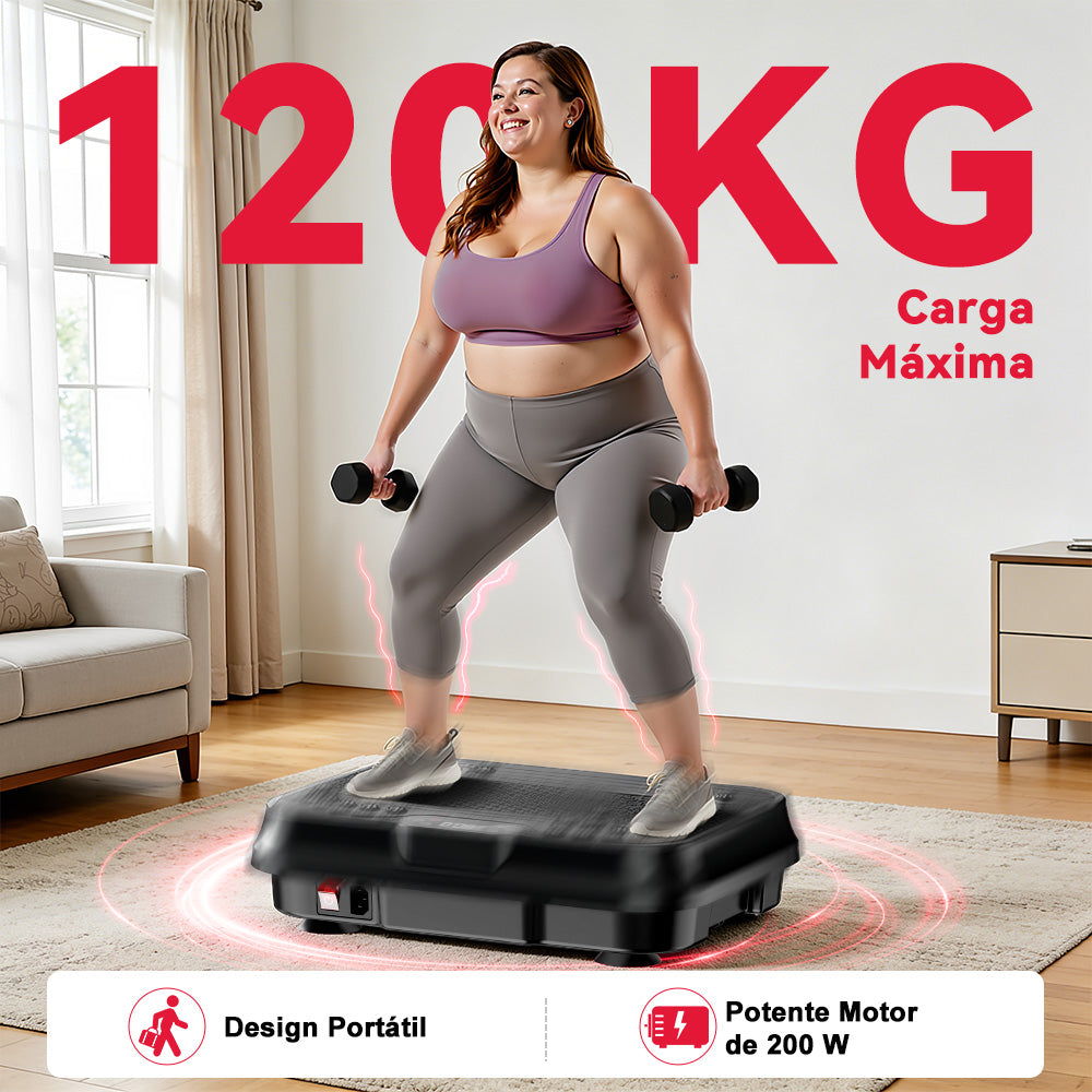 Plataforma Vibratória F1, 250 Níveis de Intensidade