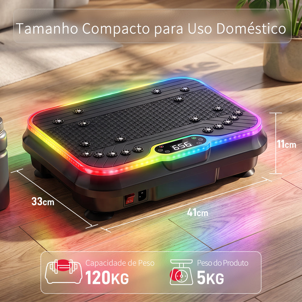 Plataforma Vibratória F1, com Iluminação LED