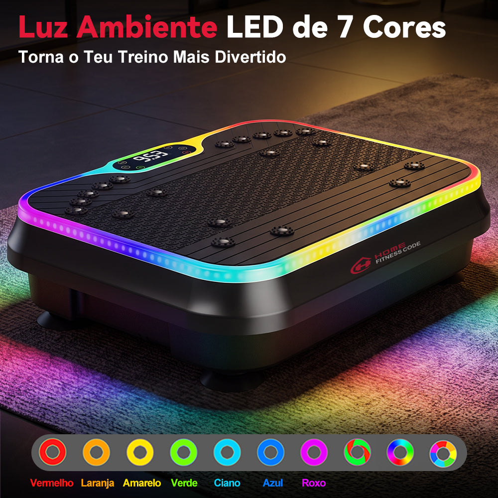 Plataforma Vibratória F1, com Iluminação LED
